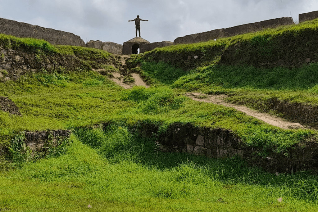 Manjarabad star-shaped fort surrounded by Western Ghats greenery Hassan Karnataka