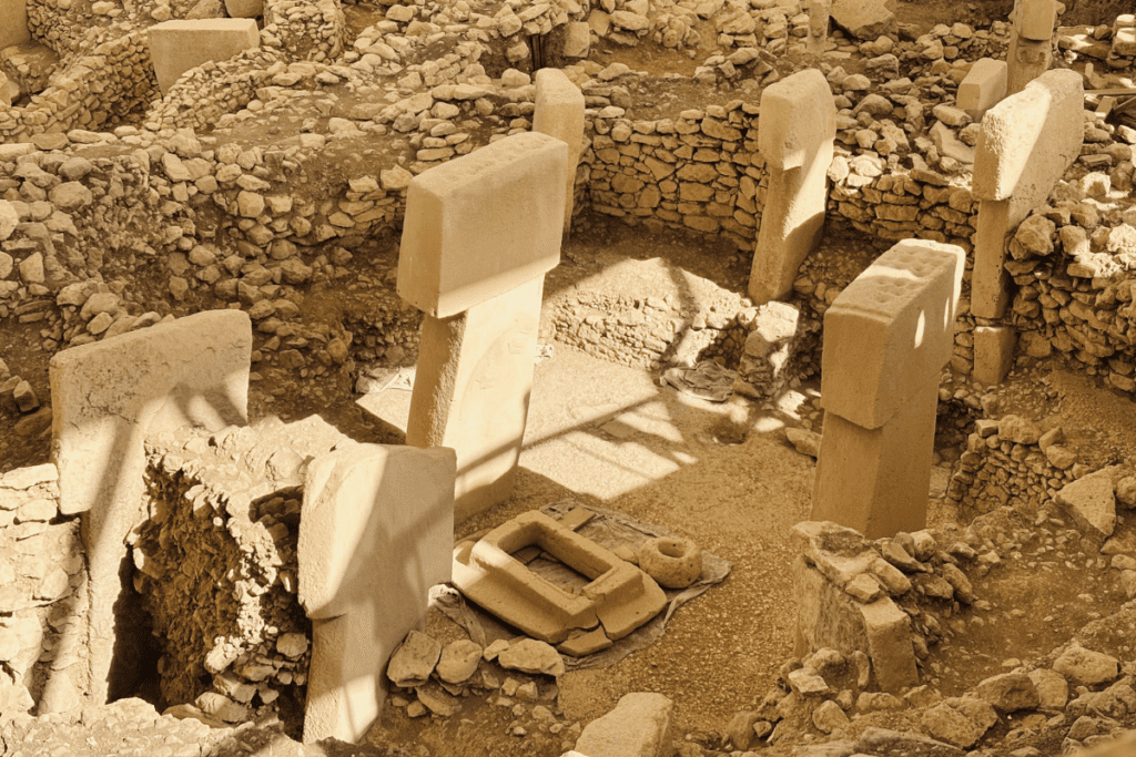 THE HEAVILY MANAGED, ENCLOSED TOURIST PATHS RUNNING THROUGH GÖBEKLI TEPE