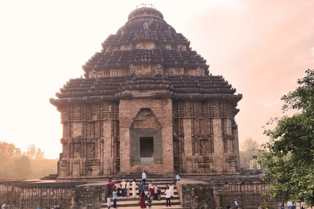 Konark Sun Temple intricate stone wheel carvings UNESCO World Heritage Site Odisha