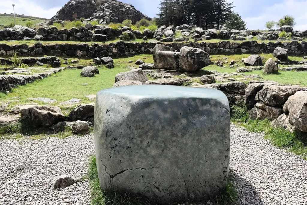 Green Nephrite Jade Stone at the ancient city of Hattusa